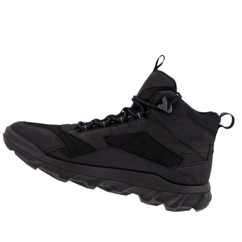 Men's Ecco Mx Mid Gtx Boots Black | Canada 443SGL